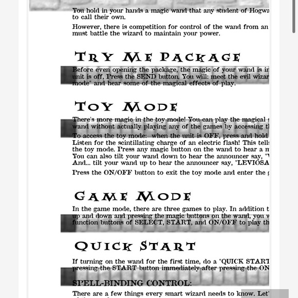 Tiger Harry Potter magic spell electronic wand game toy vintage - Picture 9 of 10